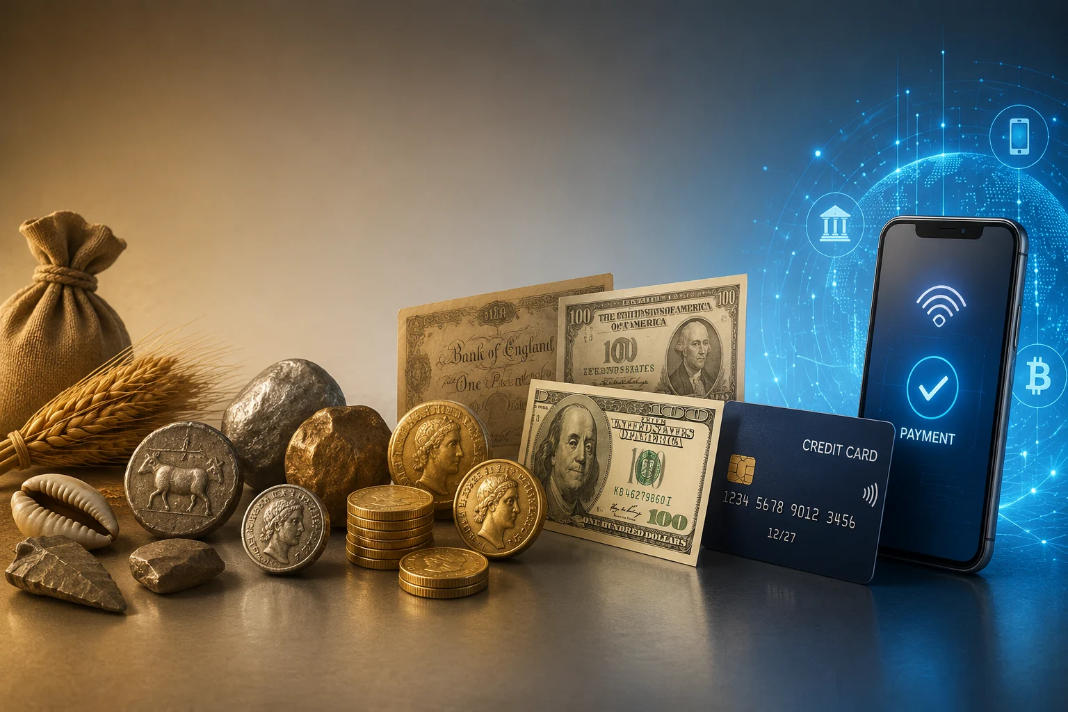 The History of Money: From Barter to Digital Currency